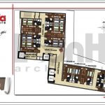 Mặt bằng công năng tầng 4 đến 5 khách sạn hiện đại tại Đà Nẵng SH KS 0038