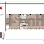 Mặt bằng công năng tầng 4 5tòa nhà văn phòng kiến trúc Pháp tại Sài Gòn sh vp 0029