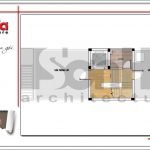 Mặt tiền công năng tầng tum nhà ống hiện đại tại Hà Nội sh nod 0174