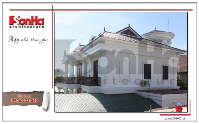 Mẫu biệt thự 2 tầng có sân vườn đẹp - SH BTP 0062 5