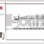 Mặt cắt 4-4 biệt thự mini tại Hà Nội sh btp 0110