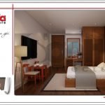 Thiết kế phòng ngủ đẹp khách sạn mini kiến trúc Pháp tại Hải Phòng sh ks 0039