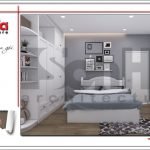 Thiết kế phòng ngủ con gái chung cư Tràng An Complex hiện đại cao cấp tại Hà Nội