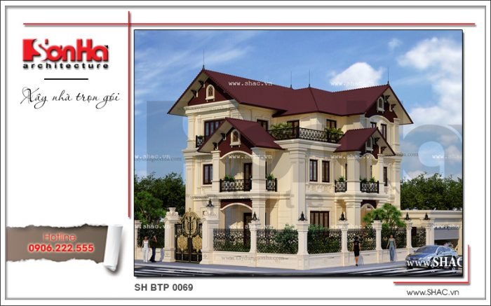 CĐT Nguyễn Phương - Biệt thự cổ điển 3 tầng tại Quảng Bình 1