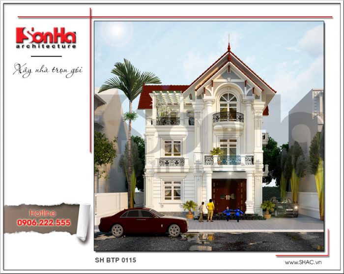 Những Mẫu Biệt Thự Đơn Lập Đẹp Mới Cập Nhật Năm 2023 1 Mẫu thiết kế biệt thự đơn lập đẹp