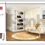 Mẫu Thiết kế phòng sinh hoạt chung biệt thự 3 tầng tại khu đô thị Vinhomes Nam Thăng Long, Hà Nội