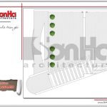 Mặt bằng công năng tầng mái tòa nhà văn phòng tại Hà Nội sh vp 0030