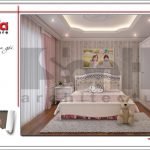 Thiết kế nội thất phòng ngủ con gái khu đô thị Ciputra Hà Nội