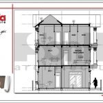 Mặt cắt 2 biệt thự cổ điển tại Quảng Ninh sh btp 0111