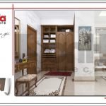 Thiết kế nội thất phòng xông hơi biệt thự cổ điển Pháp tại Hà Nội sh btp 0112