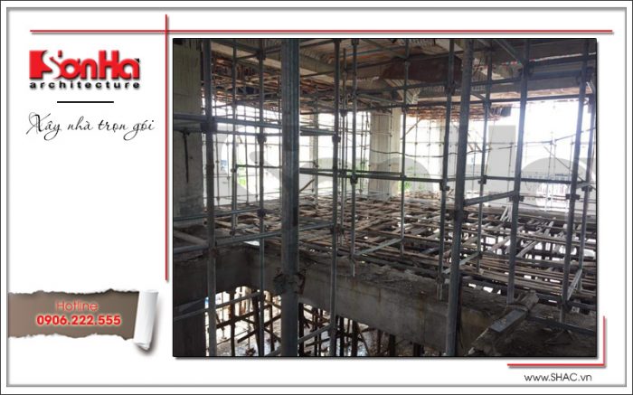 13 Ảnh thực tế thi công khách sạn tại vĩnh yên sh ks 0040