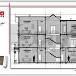 Mặt cắt C biệt thự cổ điển tại Quảng Ninh sh btp 0111