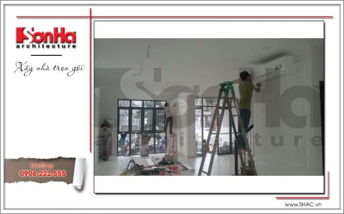 Thiết kế nội thất biệt thự ở khu đô thị Vinhomes Thăng Long 4