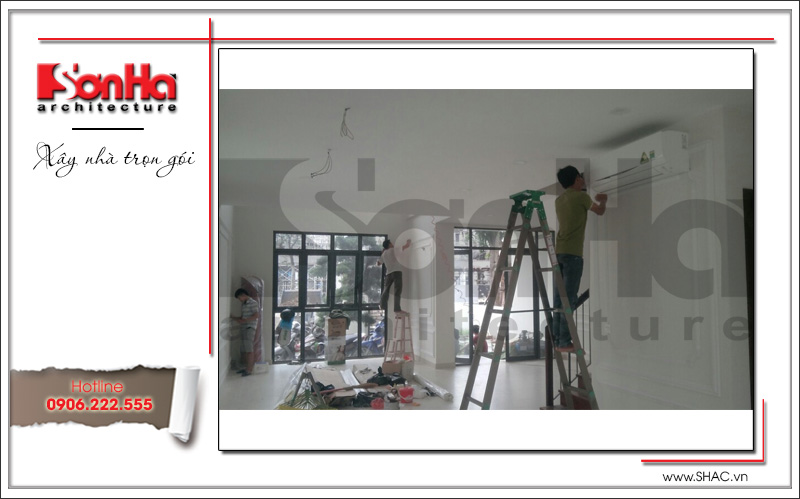 thi công trọn gói nội thất biệt thự vinhomes thăng long hà nội