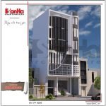Mẫu kiến trúc tòa nhà văn phòng tại Hà Nội sh vp 0030