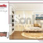 Thiết kế phòng sinh hoạt chung biệt thự 3 tầng tại khu đô thị Vinhomes Nam Thăng Long, Hà Nội