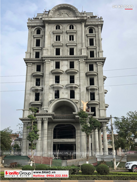 2 Ảnh thực tế thi công khách sạn 4 sao tại vĩnh phúc sh ks 0040