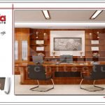 Thiêt kế nội thất phòng làm việc chủ tịch văn phòng tại Hải Phòng