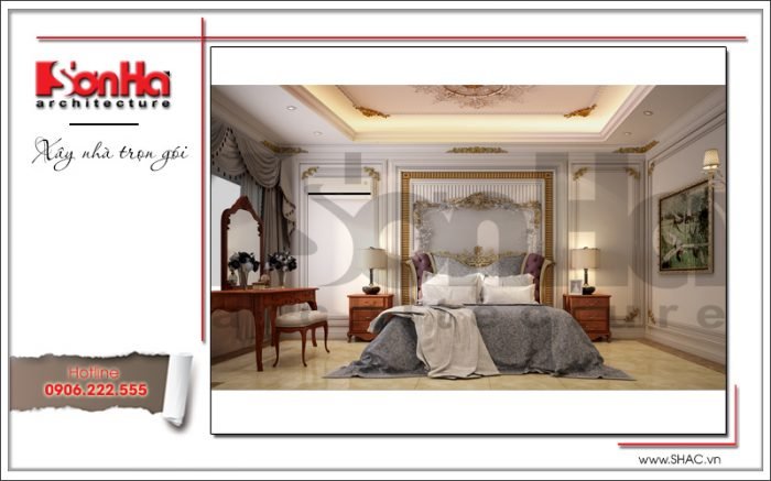 Thiết kế nội thất biệt thự lâu đài tại An Giang sh btld 0029