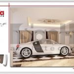 Mẫu Thiết kế gara biệt thự lâu đài tại An Giang sh btld 0029