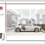 Thiết kế gara nhà ống hiện đại tại Hà Nội sh nod 0175