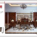 Thiết kế phòng khách biệt thự lâu đài tại An Giang sh btld 0029