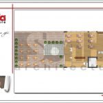 Mặt bằng công năng tầng 1 tòa nhà văn phòng tại Sài Gòn sh vp 0031