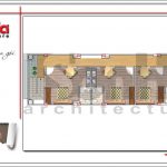 Mặt bằng công năng tầng 2 nhà ống 5 tầng kiến trúc Pháp đẹp tại Quảng Ninh sh nop 0148