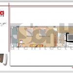 Mặt bằng công năng tầng 2 nhà ống kiến trúc Pháp tại Sài Gòn sh nop 0147