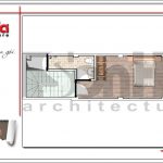 Mặt bằng công năng tầng 3 nhà ống kiến trúc Pháp tại Hà Nội sh nop 0146