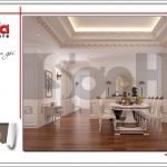 Mẫu thiết kế phòng ăn khu đô thị Ciputra Hà Nội