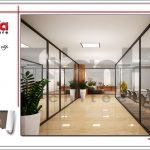 Thiết kế nội thất hành lang văn phòng tại Hải Phòng