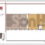 Mặt bằng công năng tầng 2-3-4-5 tòa nhà văn phòng tại Sài Gòn sh vp 0031