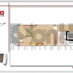 Mặt bằng công năng tầng 3 nhà ống kiến trúc Pháp tại Sài Gòn sh nop 0147