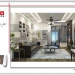 Mẫu Thiết kế phòng khách nhà ống hiện đại tại Hà Nội sh nod 0175