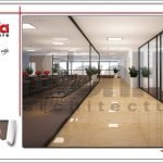 Thiết kế nội thất hành lang văn phòng tại Hải Phòng