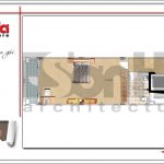 Mặt bằng công năng tầng 4 nhà ống kiến trúc Pháp tại Sài Gòn sh nop 0147