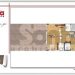 Mặt bằng công năng tầng 6 tòa nhà văn phòng tại Sài Gòn sh vp 0031