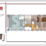 Mặt bằng công năng tầng 5 nhà ống 5 tầng kiến trúc Pháp đẹp tại Quảng Ninh sh nop 0148