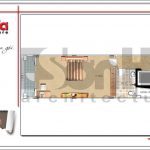 Mặt bằng công năng tầng 5 nhà ống kiến trúc Pháp tại Sài Gòn sh nop 0147