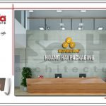 Thiết kế nội thất sảnh lễ tân văn phòng tại Hải Phòng