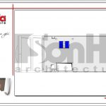 Mặt bằng công năng tầng tum nhà ống 5 tầng kiến trúc Pháp đẹp tại Quảng Ninh sh nop 0148