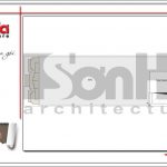 Mặt bằng công năng tầng mái nhà ống kiến trúc Pháp tại Sài Gòn sh nop 0147