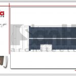 Mặt bằng công năng tầng mái nhà ống 5 tầng kiến trúc Pháp đẹp tại Quảng Ninh sh nop 0148