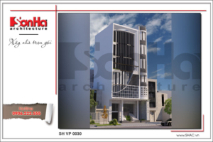 BÌA Thiết kế tòa nhà văn phòng tại Hà Nội sh vp 0030