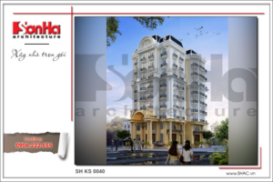 BÌA Thiết kế khách sạn kiến trúc Pháp tại Vĩnh Phúc sh ks 0040