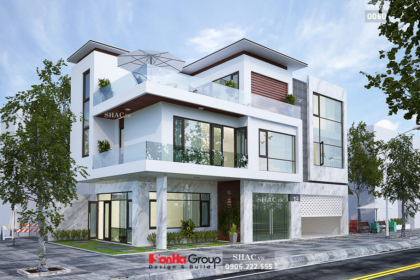 Biệt thự 3 tầng mặt tiền 8m rộng 120m2