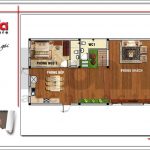 mặt bằng công năng tầng 1 nhà phố cổ điển pháp sh nop 0150