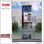 thiết kế nhà phố 4 tầng hiện đại tại Hải Phòng sh nod 0178