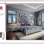 Thiết kế phòng ngủ 2 khu đô thị Vinhome Imperia Hải Phòng